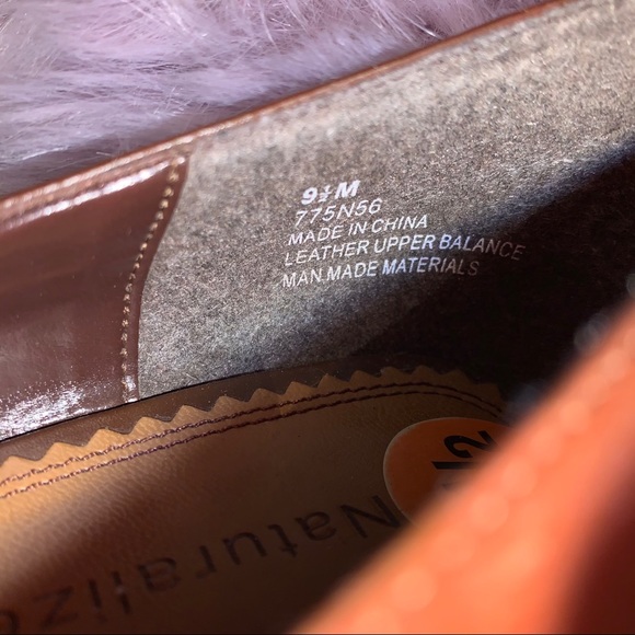 Naturalizer tan leather loafer heels size 9.5 - Picture 5 of 16